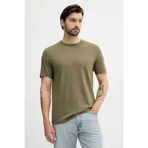 BOSS Orange tricou din bumbac culoarea roz, uni, 50508243 imagine