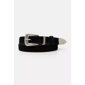Answear Lab curea de piele culoarea negru imagine