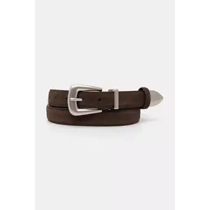Answear Lab curea de piele culoarea maro imagine