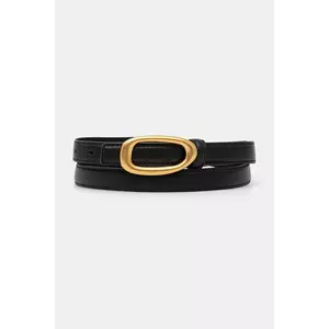Answear Lab curea de piele culoarea negru imagine