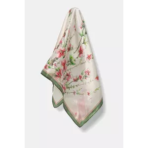 Answear Lab esarfa de matase culoarea verde, modelator imagine