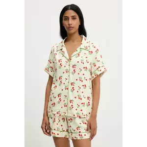 Answear Lab pijama culoarea bej imagine