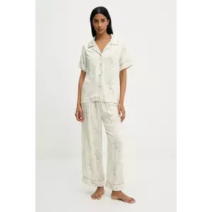 Answear Lab pijama culoarea bej imagine