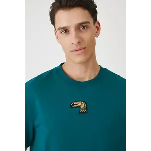 Medicine tricou din bumbac culoarea verde, cu imprimeu imagine