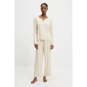 Answear Lab pijama culoarea bej imagine