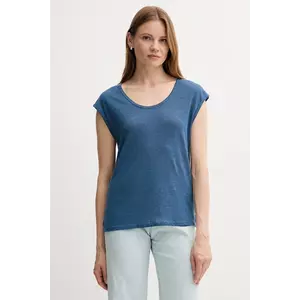 United Colors of Benetton tricou de in culoarea bleumarin, 37UJE16B1 imagine