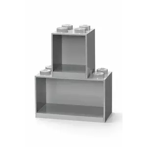 Lego set rafturi de perete culoarea gri imagine