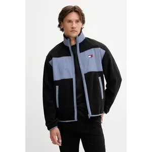 Tommy Jeans hanorac fleece cu imprimeu, DM0DM21906 imagine