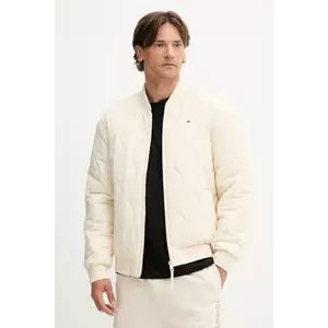 Tommy Jeans geacă bomber culoarea bej, de tranziție, DM0DM21685 imagine