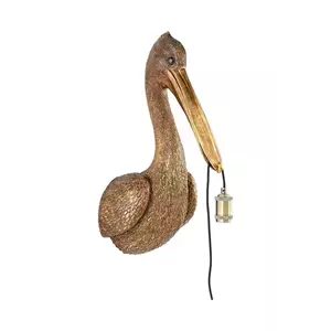 Light & Living lampă de perete Pelican 33 x 28 x 63 cm culoarea maro imagine
