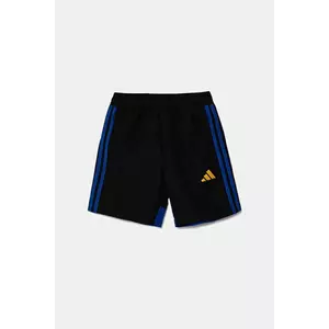 adidas Performance pantaloni scurți copii culoarea negru, cu imprimeu, talie reglabila, JX2228 imagine