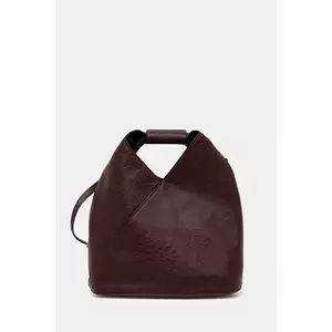 MM6 Maison Margiela poșetă culoarea bordo, SB6WD0026 imagine