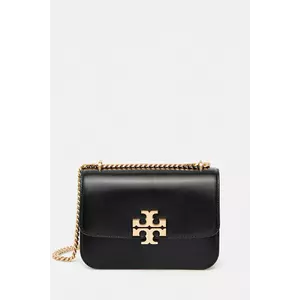 Tory Burch poșetă de piele Eleanor culoarea negru, 166169-001 imagine
