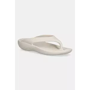 Crocs șlapi Mellow Recovery Flip culoarea bej, cu toc plat, 211100 imagine