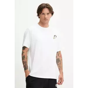Converse tricou din bumbac culoarea alb, cu imprimeu, 10027713-A02 imagine