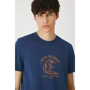 Medicine tricou culoarea bleumarin, cu imprimeu imagine