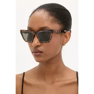 Saint Laurent ochelari de soare culoarea maro, SL M103 RIM imagine