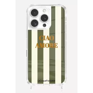 LaCoqueFrançaise husă pentru telefon iPhone 16 culoarea verde imagine