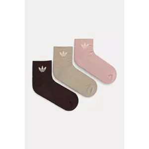 adidas Originals șosete 3-pack culoarea roz, JV8596 imagine