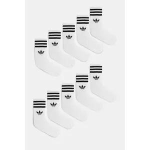 adidas Originals șosete 3-Stripes 6-pack culoarea alb, JV7410 imagine