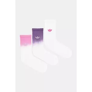adidas Originals șosete Ombre Cr S 3-pack culoarea alb, JX5220 imagine