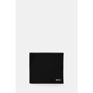 BOSS portofel de piele barbati, culoarea negru, 50519259 imagine