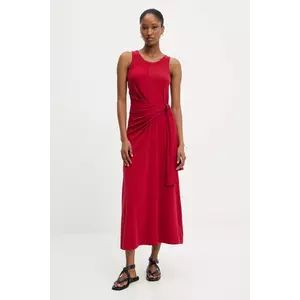 Answear Lab rochie culoarea rosu, maxi, evazati imagine