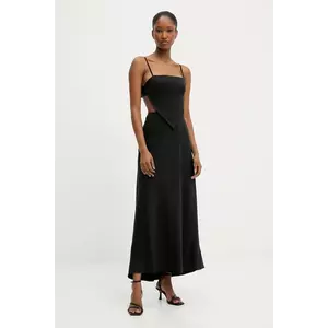 Answear Lab rochie culoarea negru, maxi, evazati imagine