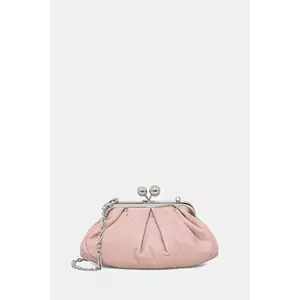 Weekend Max Mara poșetă de piele PRATI culoarea roz, 2525516204600 imagine