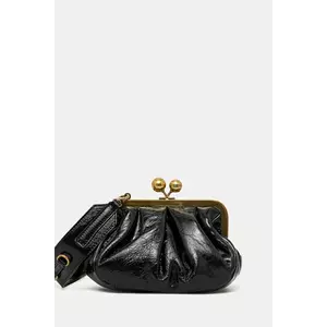 Weekend Max Mara poșetă piele NAVETTA culoarea negru, 2525516214600 imagine