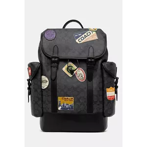 Coach rucsac culoarea negru, mare, uni, CBF04 imagine