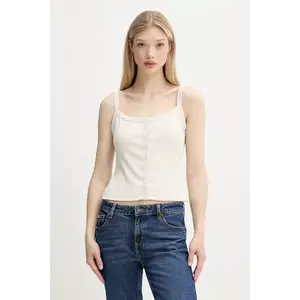 Abercrombie & Fitch top culoarea bej, KI139-5412 imagine