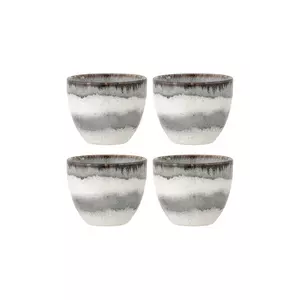 Bloomingville set căni Paula 195 ml 4-pack culoarea gri imagine