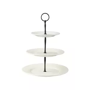 Dorre etajeră Kafi 31 x 25, 8 cm culoarea alb imagine