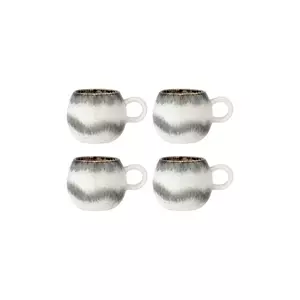Bloomingville set căni Paula 275 ml 4-pack culoarea gri imagine