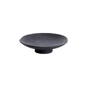 Light & Living bol decorativ Yaviza 22 x 5, 5 cm culoarea negru imagine