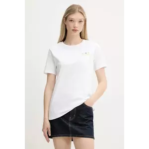 Converse tricou din bumbac culoarea alb, 10027759-A01 imagine