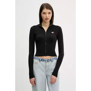 Tommy Jeans cardigan culoarea negru, light, DW0DW20967 imagine