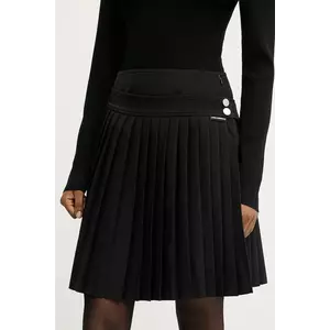 Karl Lagerfeld fustă culoarea negru, mini, evazați, A3W12022 imagine