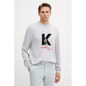 Karl Lagerfeld pulover DISNEY culoarea gri, light, 553370.655099 imagine