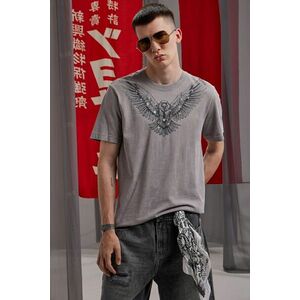 Medicine tricou din bumbac culoarea gri, cu imprimeu imagine