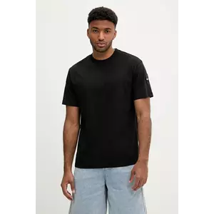 Karl Lagerfeld Jeans tricou din bumbac culoarea negru, uni, A3M17003 imagine
