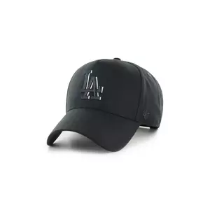47 brand șapcă de baseball din bumbac MLB LA Dodgers culoarea negru, cu imprimeu, B-PRPDT12GWP-BK imagine
