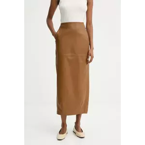 MM fustă FABIANA culoarea maro, maxi, creion, 2526776037600 imagine