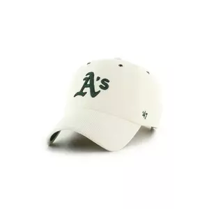 47 brand șapcă MLB Athletics culoarea gri, cu imprimeu, B-TCDCU18IWS-SS imagine