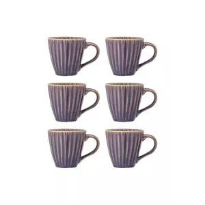 Bloomingville set căni Latina 220 ml 6-pack culoarea violet imagine