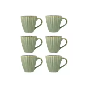 Bloomingville set căni Latina 220 ml 6-pack culoarea verde imagine