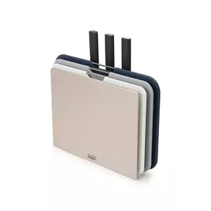 Joseph Joseph un set de tocătoare și cuțite într-un organizator Nest Board 33.3 x 35.5 x 10 cm 6-pack culoarea gri imagine