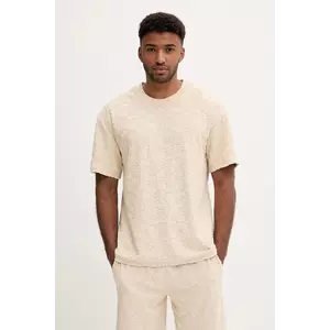 Karl Kani tricou culoarea bej, cu imprimeu, PD00005340 imagine