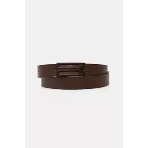 Victoria Beckham curea de piele culoarea maro, 1325ABL006659A imagine